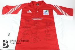 Signed Rugby Shirt from Rugby Aid 2005 Northern VS Southern Hemisphere