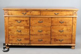 Teak Mirrored Sideboard