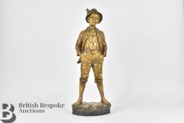 Early 20th Century Austrian Terracotta Statuette