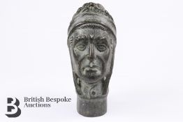 Bronzed Walking Cane Handle