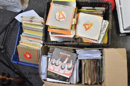 Approx. 475 45rpm Records Plus 100+ Advance Copy/Promo Singles
