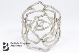 Gavello 18ct White Gold and Diamond Bespoke Bangle