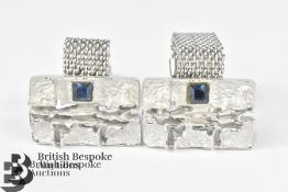 Gentleman's Silver Cufflink's