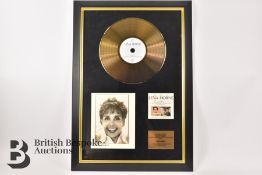 Lena Horne Signed and Framed Gold Disc