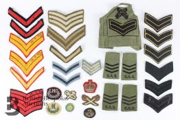 Collection of Military Cloth Insignia
