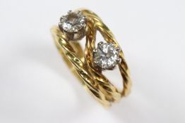 18ct Yellow Gold Diamond Ring