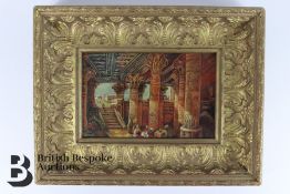 Acrylic on Board - Palace Interior