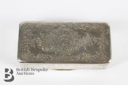 Victorian Silver Table Snuff Box