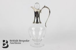Silver and Crystal Claret Jug
