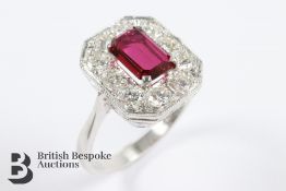 Ruby and Diamond Ring