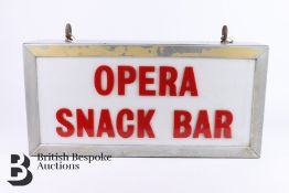 Royal Opera House Snack Bar Sign