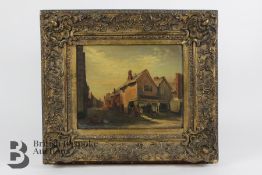 18th Century Oil on Board