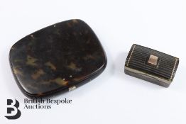 Tortoiseshell Snuff Box