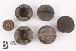 WWII Bakelite Bomb Detonator Safety Caps
