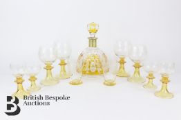 19th Century Bohemian Crystal Glass