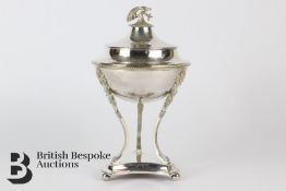 Silver Plated Caviar Serving Dish