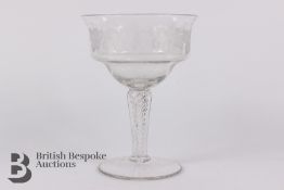 Elegant Glass Centre Piece