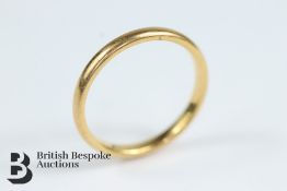 22ct Gold Wedding Band
