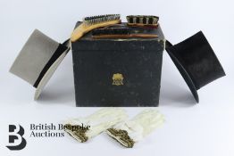 Two Vintage Top Hats