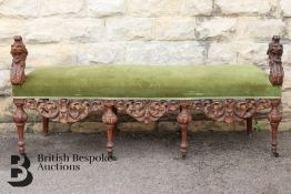 19th Century Oak Double Seat