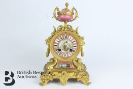 French Japy Freres Ormolu Mantel Clock