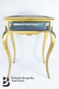 Gilt Wood Vitrine