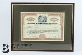 Two Bond Certificates