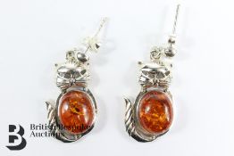 Pair of Silver Earrings