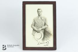 Signed Photograph of Edward VIII