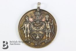 18th Century Worshipful Company of Distillers Silver Gilt Medallion