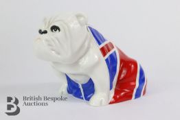 Royal Doulton Jack DD 007 James Bond Skyfall Bulldog Signed by Michael Doulton