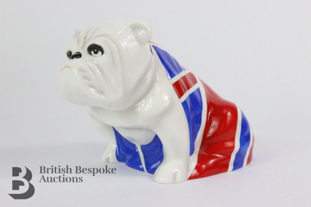 Royal Doulton Jack DD 007 James Bond Skyfall Bulldog Signed by Michael Doulton - Image 1 of 5