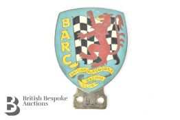 British Automobile Racing Club Car Badge