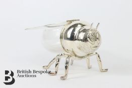 Silver Plated Novelty Honey Pot