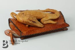 Vintage Alligator Handbag