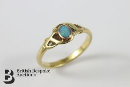 18ct Yellow Gold Opal Ring