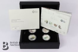Royal Mint Silver Proof Four-Coin Collection