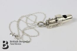 Silver Dog Whistle