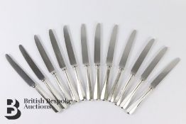 Twelve Rat Tail Hanoverian Dessert Knives