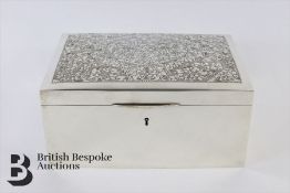 Edward VII Silver Table Cigar Box