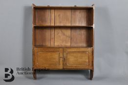 Late Victorian Oak Hanging Shelf Unit