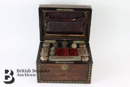 Victorian Burr Walnut Vanity Box
