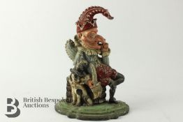 Victorian Cast Iron Door Stop