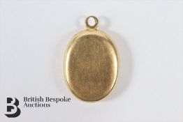 14/15ct Oval Metamorphic Locket