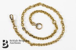 18ct Gold Fob Chain