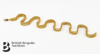 22ct Gold Fancy Link Necklace