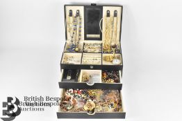 Black Box of Costume Jewellery