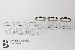 Set of Twenty Four Scandinavian Glass Tumblers