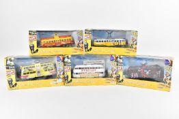 Five Corgi The Original Omnibus Company Trams