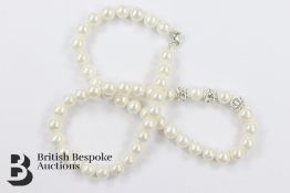 Pearl and Cubic Zirconia Necklace